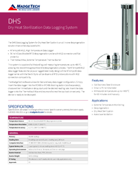 Thumbnail of document Data Sheet - DHS Data Logging System